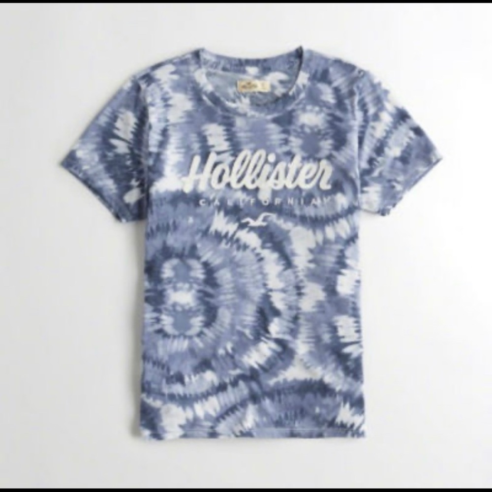 Blue tie-dye shirt from Hollister!